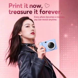 【Warehouse Moving Sale】HPRT Z1 Instant Print Camera Portable 300 DPI AR Photo Color Picture Instant Camera Zink Inkless Printing