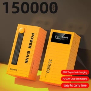 ROMOSS power bank 150000mah original fast charging with LED flashlight 2 Input 4 Output powerbank