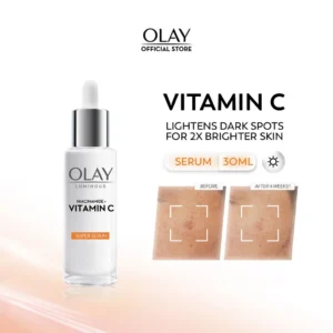 Olay Luminous Niacinamide + Vitamin C Brightening Serum | Hydrates, Lightens, Evens Tone 30ml