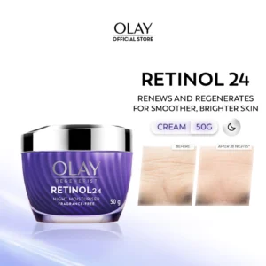mall inline badgeOlay Retinol 24 Anti-Aging Cream Moisturizer | Renew, Resurface, Brighten, Firm, Reduce Wrinkles 50g