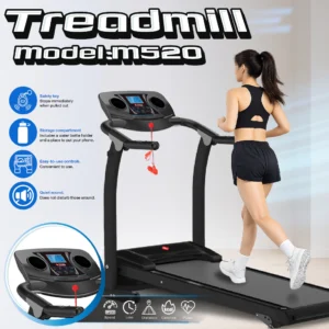 BG SPORT Manual Treadmill & Electric Treadmill Home Multi-function Widened Folding Indoor Fitness