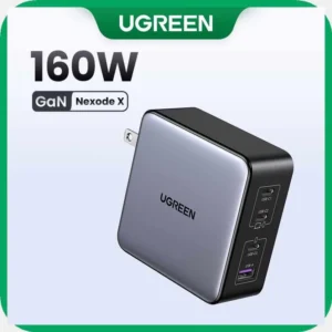 UGREEN&rq;160W%H-GaNC Charger'n PD3.1'L Type's C'v QC4.0'r 3.0 Quick Charge For Macbook Pro Laptop