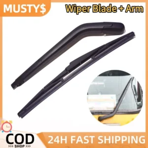 Wiper Set Wiper Blade and Arm Banana Type Bajaj RE TVS King Avanza Innova Wigo