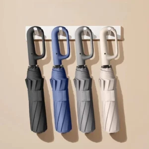 Always Phil.#FK102 Durable Automatic Ring Buckle Handle Umbrella UV Protection Umbrella