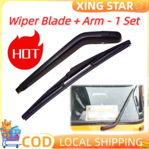 Wiper Set Wiper Blade and Arm Banana Type Bajaj RE TVS King Avanza Innova Wigo