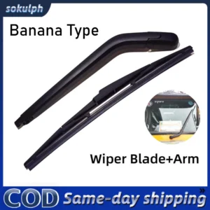 Wiper Set Wiper Blade and Arm Banana Type Bajaj RE TVS King Avanza Innova Wigo